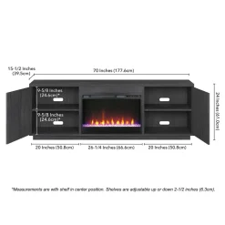 Hanson Rectangular TV Stand with 26