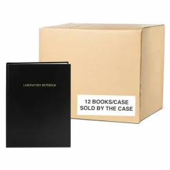 Hard Cover Lab Book, 4x4 Graph, 144 Pages, Case of 12