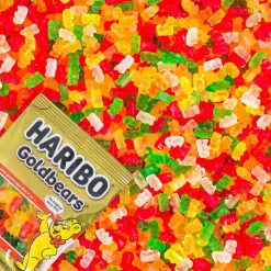 HARIBO Gold-Bears Gummi Candy - Lemon, Orange, Pineapple, Raspberry, Strawberry - 5 oz - 12 / Carton