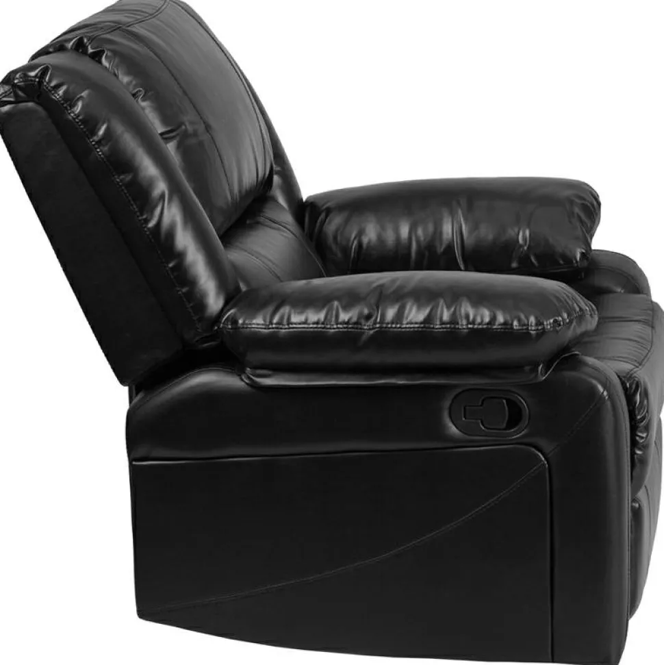 Harmony Series Black LeatherSoft Recliner