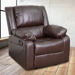 Harmony Series Brown LeatherSoft Recliner
