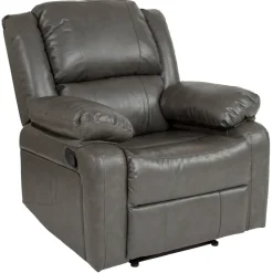 Harmony Series Gray LeatherSoft Recliner