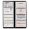 Hazel Westport Card File, 10 3/8" x 4 1/4", Black