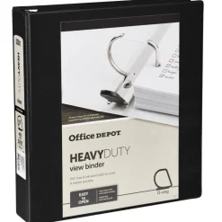 Heavy-Duty View 3-Ring Binder, 1 1/2