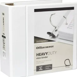 Heavy-Duty View 3-Ring Binder, 5