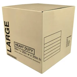 Heavy-Duty Corrugated Moving Box, 20