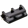 Heavy-Duty 3-Hole Paper Punch, Black