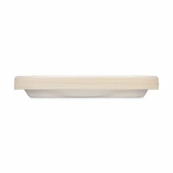 Hefty ECOSAVE Tableware, Plate, Sugarcane, 6.75" dia, White, 30/Pack