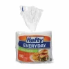 Hefty Soak Proof Tableware, Plate, Foam, 8.88" dia, White, 100/Pack