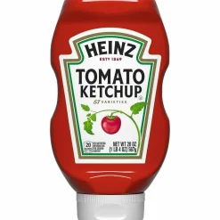Heinz Tomato Ketchup Squeeze Bottle, 20 oz Bottle, 3/Pack