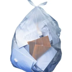 Heritage AccuFit Clear 55-gallon Can Liners - 55 gal/75 lb Capacity - 40"x 53" x 1.30 mil (33 Micron) Thickness - Clear - Can - 20 / Roll - 5 / Carton