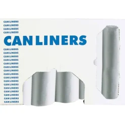 Heritage 0.01 mil Trash Bags, 5 gal, 17"H x 17"W, Natural, 50 Bags Per Roll, Case Of 40 Rolls