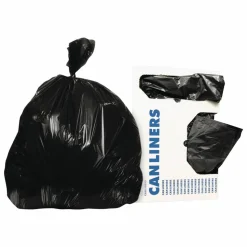 Heritage Reprocessed Resin Can Liners, 60 gal, 1.5 mil, 38