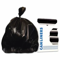 Heritage Reprocessed Resin Can Liners, 45 gal, 2 mil, 40