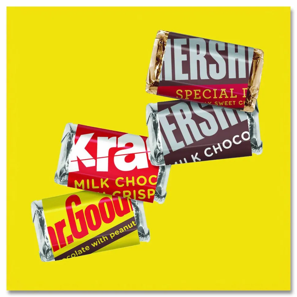 Hershey's Miniatures Variety Share Pack, Assorted Chocolates, 10.4 oz Bag, 3/Pack