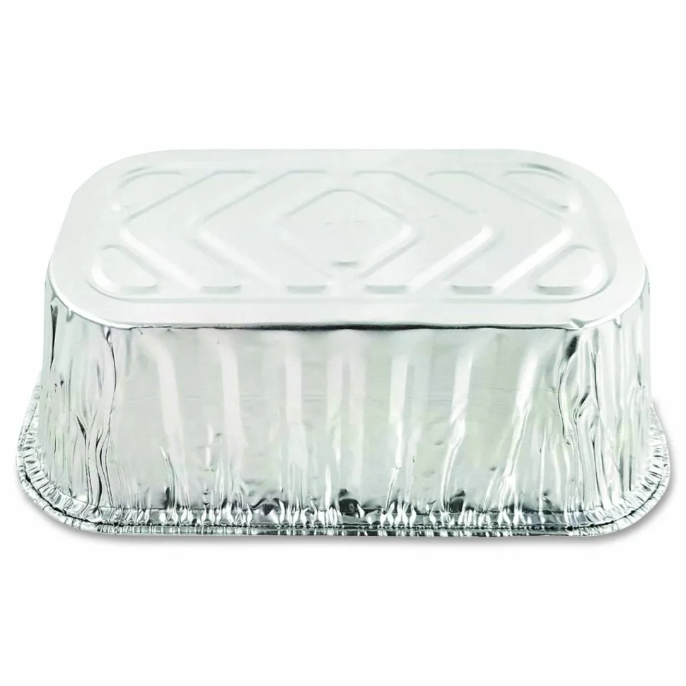 HFA Aluminum Baking Pan, #1 Loaf, 1 lb Capacity, 5.72 x 3.31 x 2.03, 200/Carton