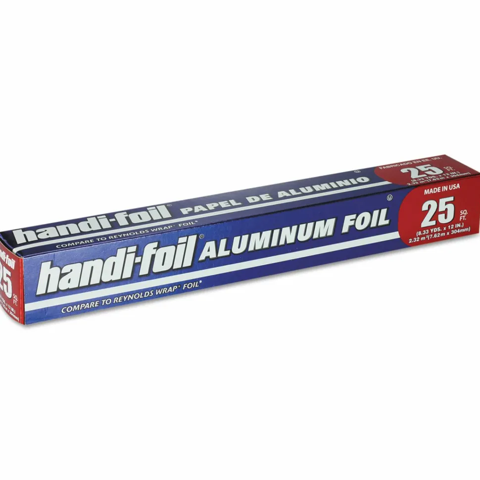 HFA Aluminum Foil Roll, 12" x 25 ft, 24/Carton