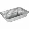 HFA Aluminum Oblong Pan, Shallow, 1.5 lb, 6 x 8.59 x 1.25, Silver, 500/Carton