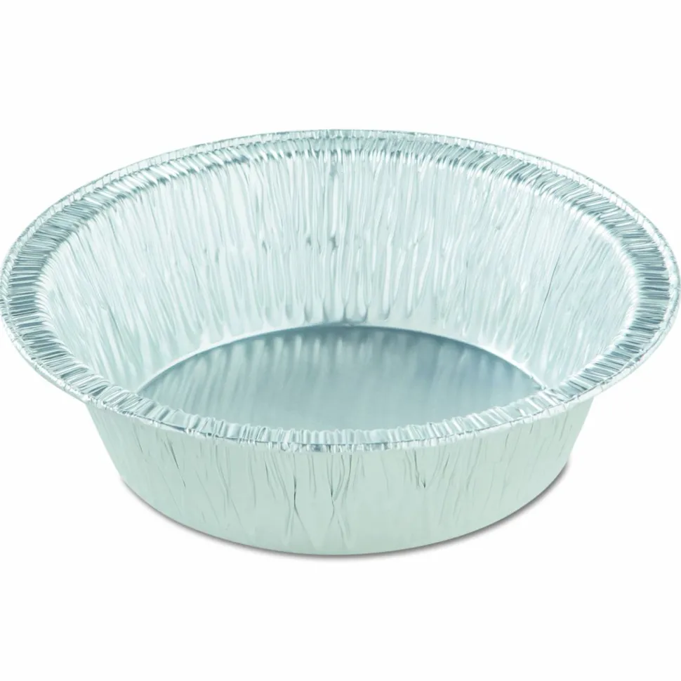 HFA Aluminum Pans, 8 oz, 5" Diameter x 3.38"h, 2,000/Carton