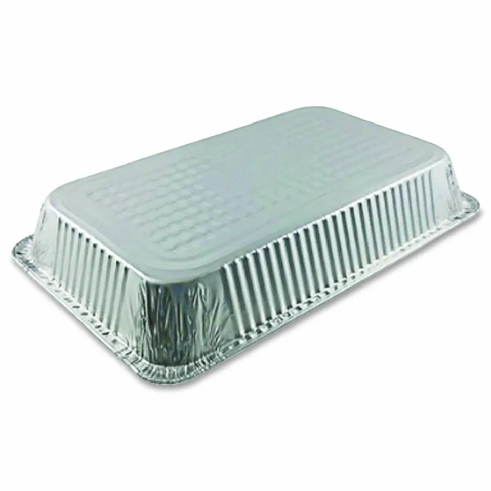 HFA Aluminum Steam Table Pans, Full-Size Deep, 60 Gauge, 3.19" Deep, 12.19 x 20.75, 50/Carton