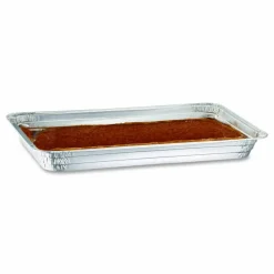 HFA Aluminum Steam Table Pans, Full-Size Shallow, 1.63" Deep, 12.19 x 20.75, 50/Carton