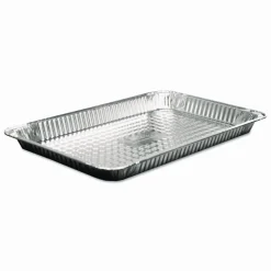 HFA Aluminum Steam Table Pans, Full-Size Shallow, 1.63
