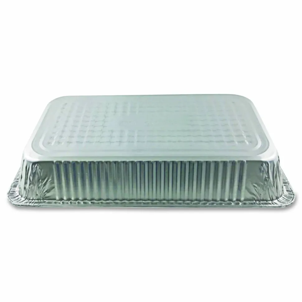 HFA Aluminum Steam Table Pans, Full-Size Deep, 65 Gauge, 3.19" Deep, 12.19 x 20.75, 50/Carton