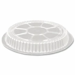 HFA Plastic Dome Lids, Fits Round Pan 2047, 7" Diameter x 0.88" h, Clear, 500/Carton
