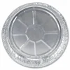 HFA Round Aluminum Container, 48 oz, 9" Diameter x 1.66"h, Silver, 500/Carton