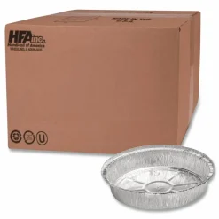 HFA Round Aluminum Container, 37 oz, 8