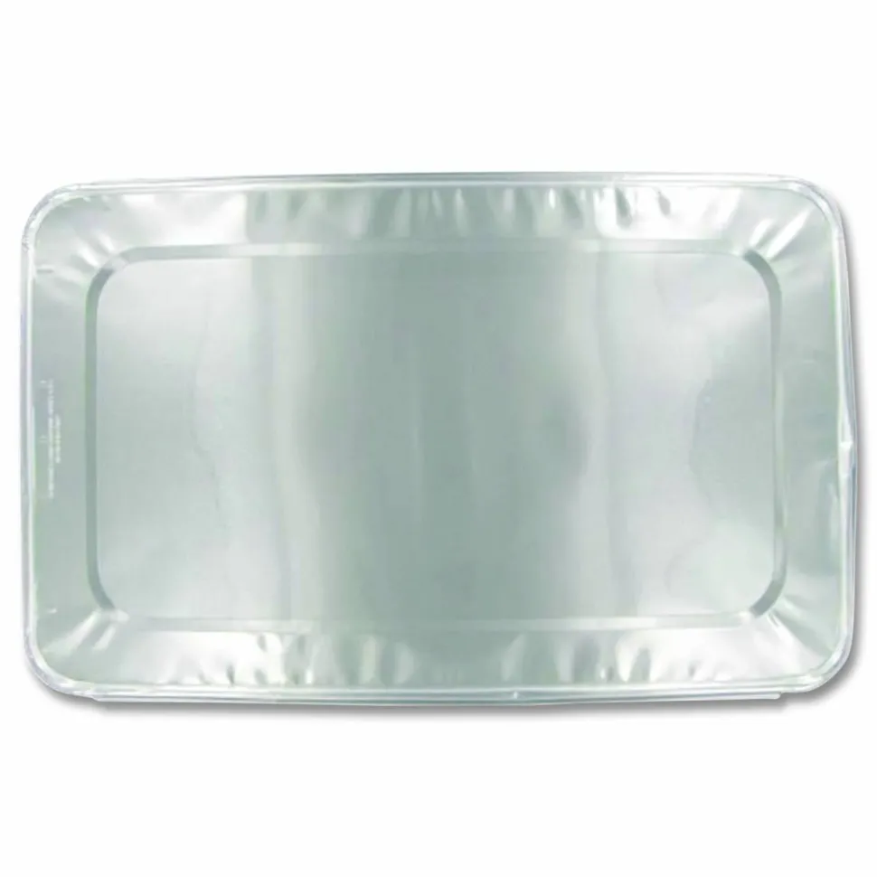 HFA Steam Pan Foil Lids, Fits Full-Size Pan, 40 Gauge, 12.88 x 20.81, 50/Carton
