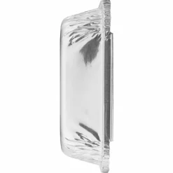 HFA Three-Compartment Oblong Food Container, 24 oz, 6.38 x 1.47 x 8, Silver, Aluminum, 500/Carton