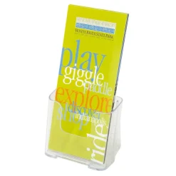 High-Back Literature Holder, 7-3/4"H x 4-1/4"W x 7-3/4"D