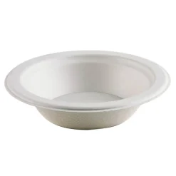 Highmark ECO Sugarcane Paper Bowls, 12 Oz, White, Case Of 1,000