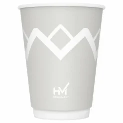 Highmark Insulated Hot Cups, 12 Oz, 42% Recycled, Gray/White, Pack Of 50