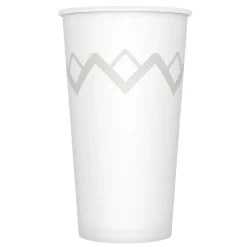 Highmark Paper Hot Cups, 20 Oz, Printed White, Pack Of 50