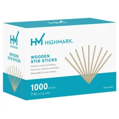 Highmark Wooden Stir Sticks, 7