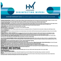 Highmark Disinfecting Wipes, Fresh Scent, 7