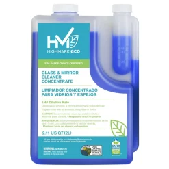 Highmark ECO Glass And Mirror Cleaner Concentrate, 2 Liters, Case Of 4 Bottles