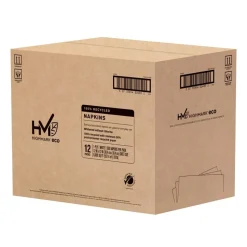 Highmark ECO Napkins, 12" x 12", 100% Recycled, White, Pack Of 500