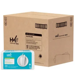 Highmark ECO Napkins, 12" x 12", 100% Recycled, White, Pack Of 500