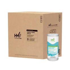 Highmark ECO 2-Ply Paper Towels, 100% Recycled, 85 Sheets Per Roll, Case Of 30 Rolls