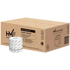 Highmark ECO 2-Ply Toilet Paper, 100% Recycled, 550 Sheets Per Roll, Case Of 40 Rolls