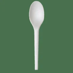 Highmark ECO Spoons, 6-1/2", White, Pack Of 50