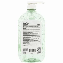 Highmark Hand Sanitizer With Aloe, Floral Scent, 32 Oz, Green, Case Of 6 Bottles