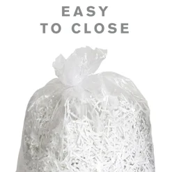 Highmark Large Shredder Bags, 15 Gallon, Clear, Box Of 25 Bags