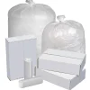 Highmark Linear Low Density Can Liners, 0.9-mil, 60 Gallons, 38" x 58", Clear, Case Of 100