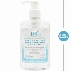 Highmark Original Hand Sanitizer, Fresh Scent, 8 Oz, Clear, Case Of 6 Bottles