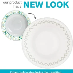 Highmark Paper Bowls, 14.9 oz, Printed White, Pack Of 125