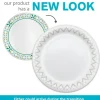 Highmark Paper Plates, 6-3/4", Printed White, Pack Of 125